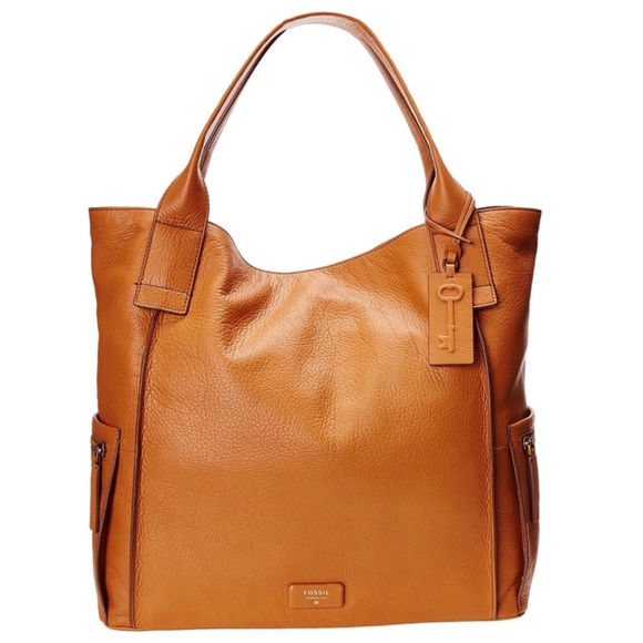 Fossil Handbags - Fossil Emerson Leather Satchel Handbag